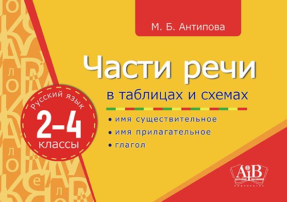 Части речи в таблицах и схемах.2-4 кл.